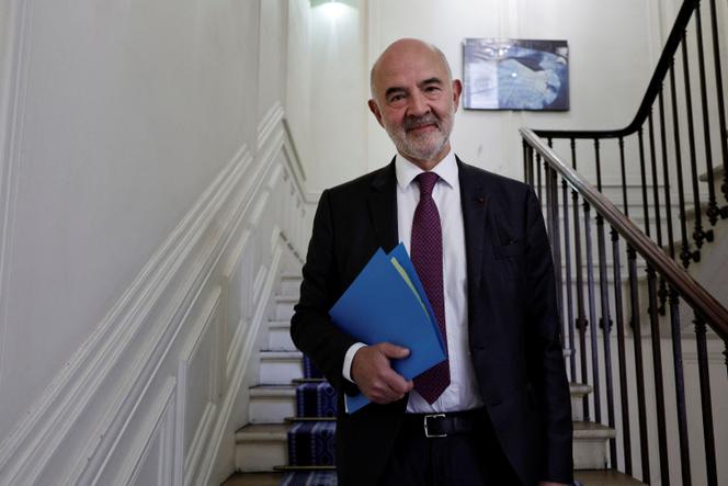 Le premier président de la Cour des comptes, Pierre Moscovici, à la Cour des comptes, à Paris, le 29 septembre 2025.