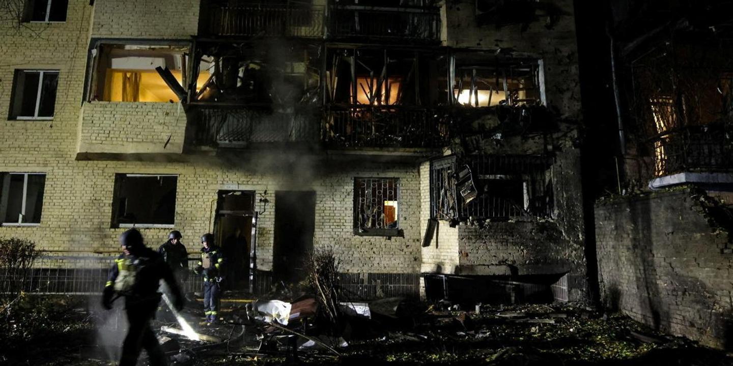 EN DIRECT, guerre en UkraineÂ : sept blessÃ©s dans un bombardement russe sur Kiev, un pompier...