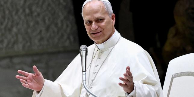 Le pape Léon XIV, au Vatican, le 23 octobre 2025.