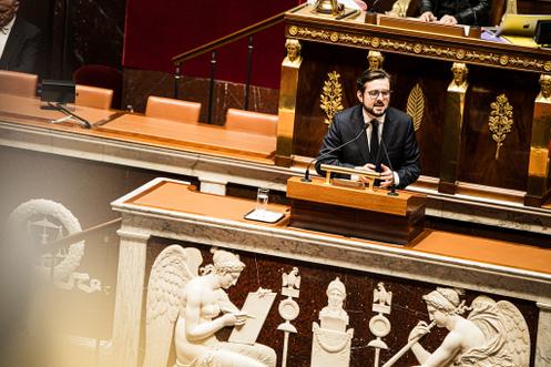 Le député socialiste Philippe Brun, à l’Assemblée nationale, à Paris, le 24&nbsp;octobre 2025.
