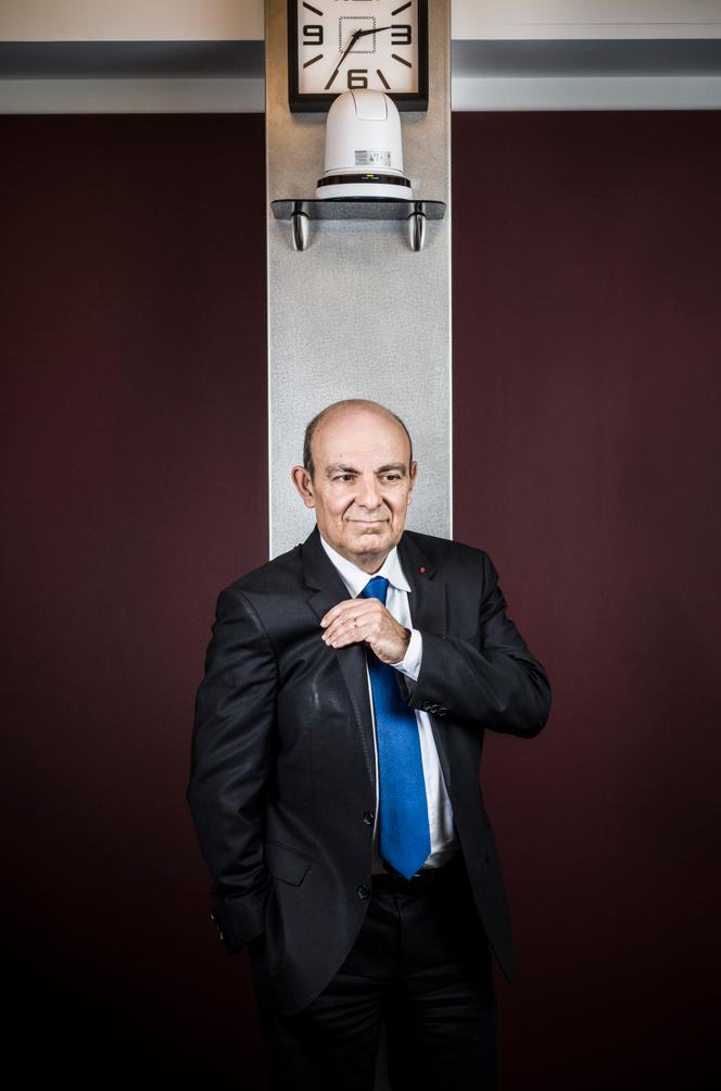 Eric Trappier, au siège de l’Union des industries et métiers de la métallurgie, à Paris, le 28 janvier 2022. 