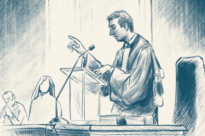 L’avocat général lors de ses réquisitions, au palais de justice de Paris, le 24 octobre 2025.