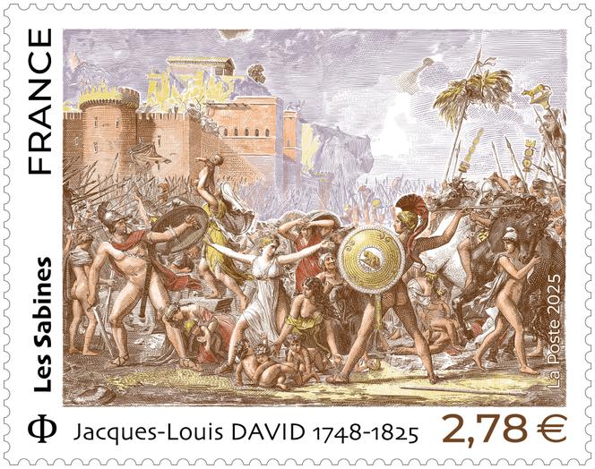 « Les Sabines », création de Sarah Bougault, d’après l’œuvre de David, gravure Pierre Albuisson © Lois
Lammerhuber - Photoagentur Lammerhuber / LA COLLECTION. Impression en taille-douce. Tirage : 448 200 exemplaires.