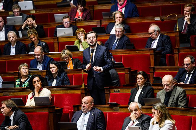 Le député socialiste Philippe Brun, à l’Assemblée nationale, à Paris, le 24 octobre 2025.