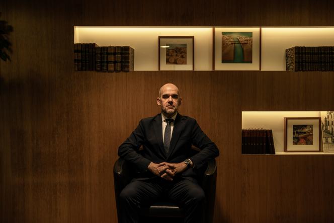 Fabrice Gardon, patron de la police judiciaire, dans ses bureaux, à Paris, le 24 octobre 2025.