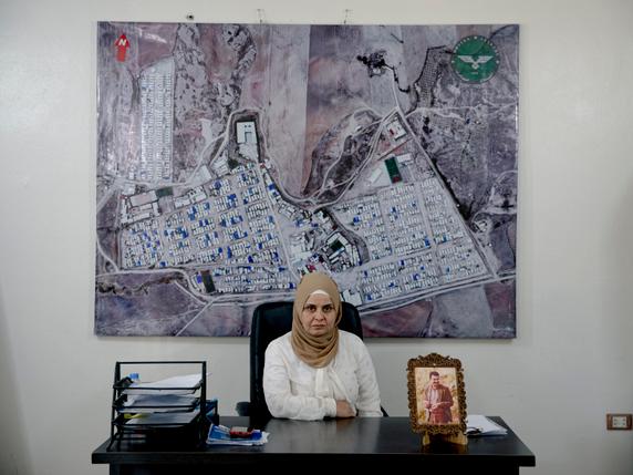 Hokmiya Ibrahim, coprésidente de l’administration du camp de Roj (Syrie), le 23 octobre 2025.