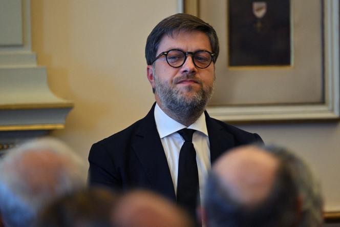 Le maire de Marseille, Benoît Payan, à la mairie de Marseille, le 21&nbsp;mai 2024.