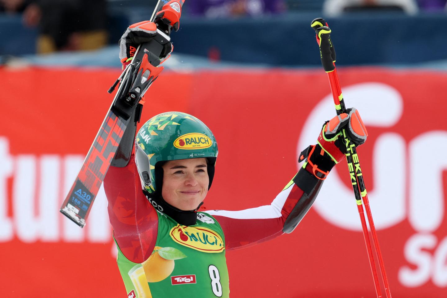 L’Autrichienne Julia Scheib vainqueure de la première course d’une saison de ski sous l’égide des JO d’hiver 2026