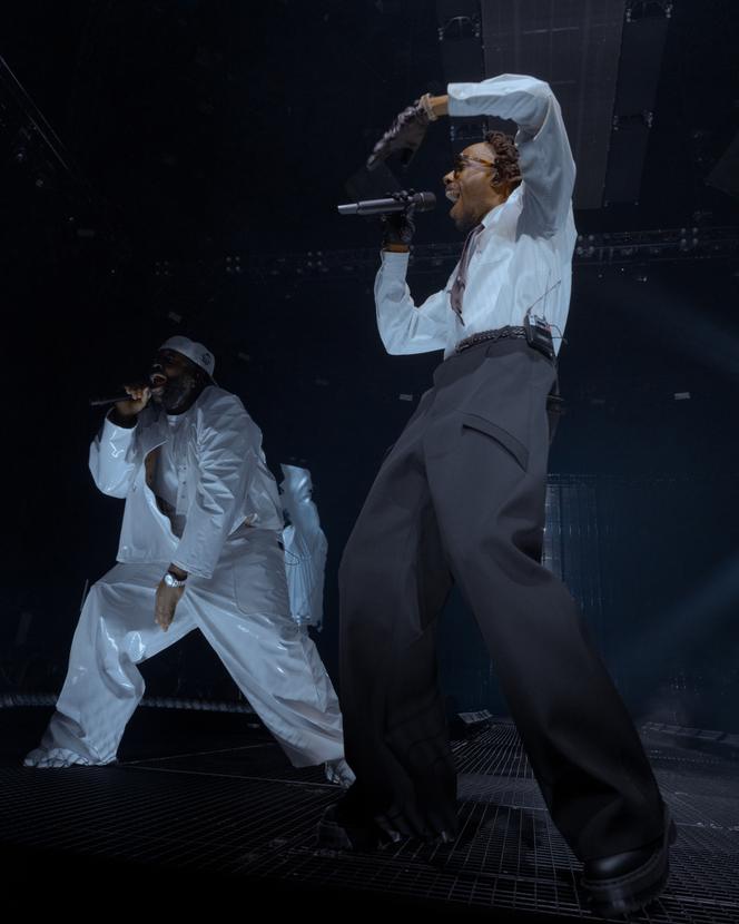 Tuerie et Luidji à l’Accor Arena à Paris, le 20 novembre 2024.