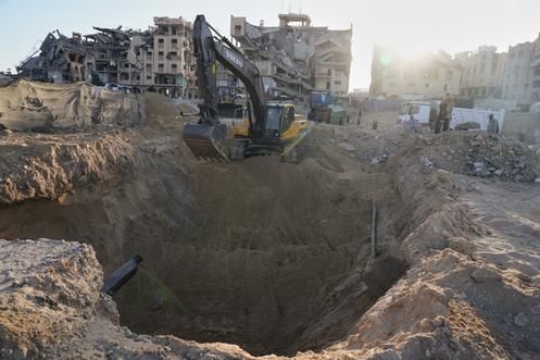 In Khan Younis, in the southern Gaza Strip, on Monday, October 27, 2025.