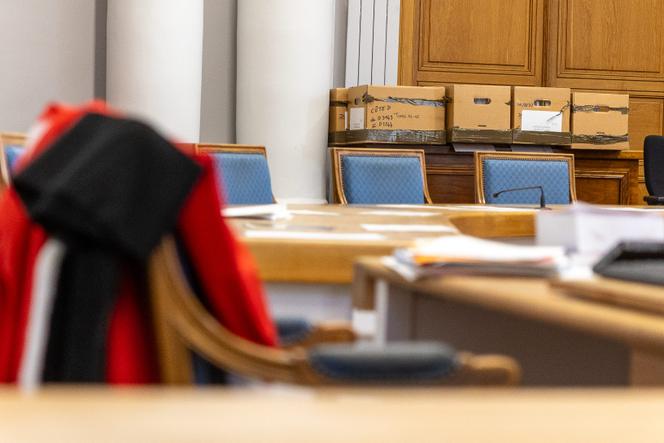 La cour d’assises de Douai (Nord), lors du procès de Seddik Benbahlouli, le 21 octobre 2025. 