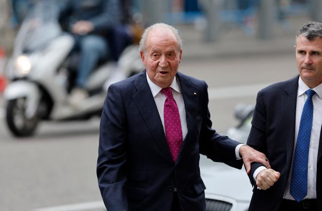 L’ancien roi d’Espagne Juan Carlos, à Madrid, le 6 avril 2024.