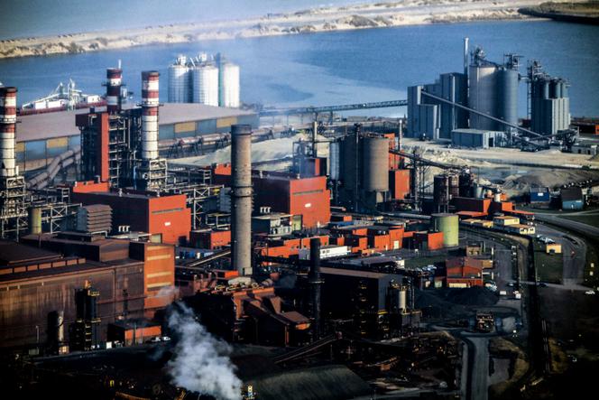 Le site d’ArcelorMittal à Dunkerque (Nord), le 19 février 2019.