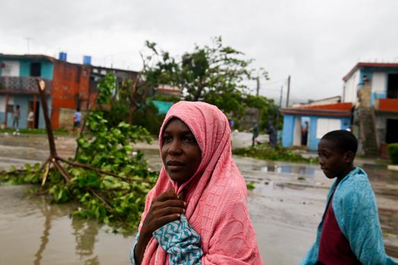 Une rue inondée de Santiago de Cuba, après le passage de l’ouragan Melissa, le 29 octobre 2025.