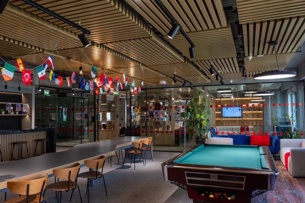 Le foyer étudiant de l’EM Normandie, à Dubaï (Emirats arabes unis), le 15 octobre 2025.