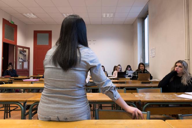 Un cours à l’université Clermont-Auvergne, le 6 mars 2019.