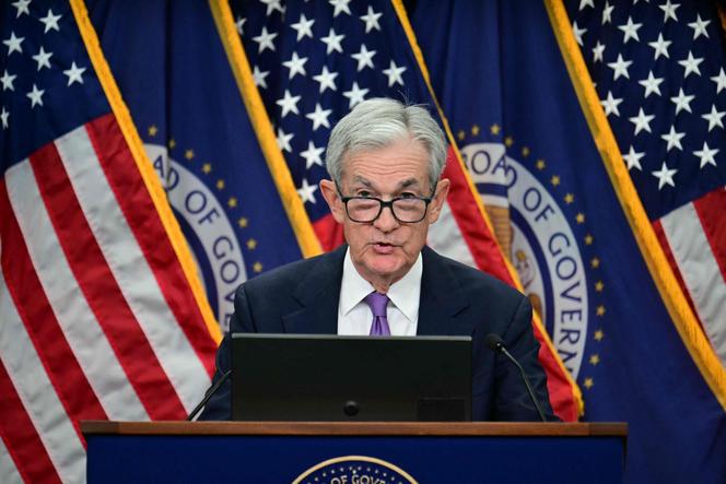 Le président de la Réserve fédérale, Jerome Powell, lors d’une conférence de presse à Washington, le 29 octobre 2025.