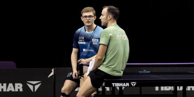 Alexis Lebrun et Simon Gauzy au rendez-vous des quarts de finale WTT champions de tennis de table de Montpellier