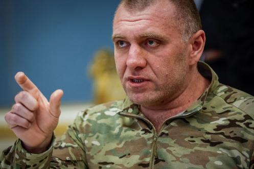 Le chef du service de sécurité ukrainien, Vassyl Maliouk, lors d’une conférence de presse conjointe avec le président ukrainien, Volodymyr Zelensky, et d’autres hauts responsables du pays, à Kiev, le 31 octobre 2025.