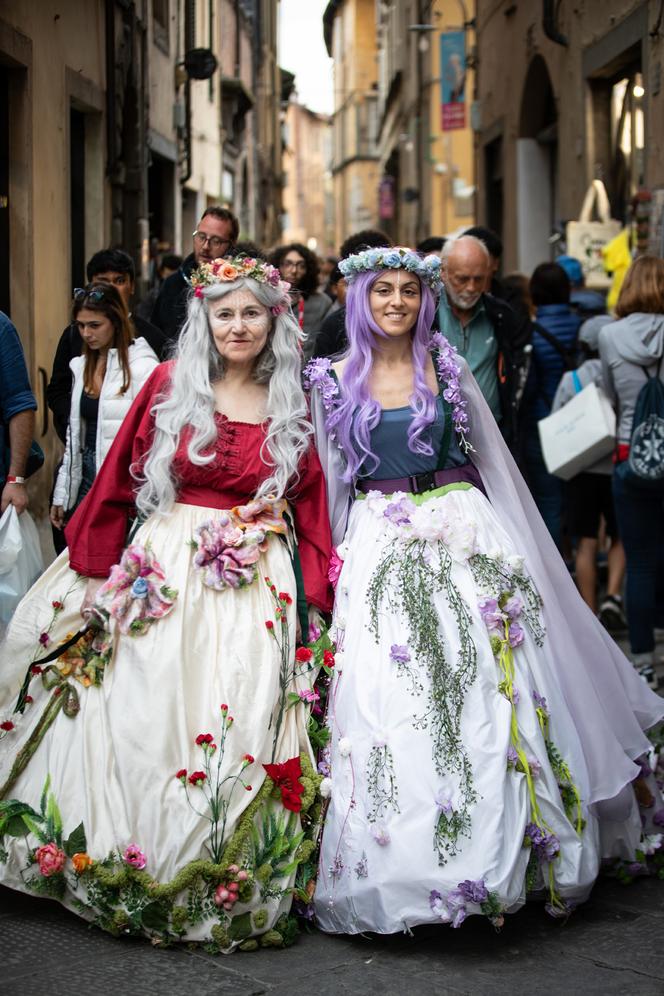 Cosplay dans les rues de Lucques, le 29 octobre 2025.