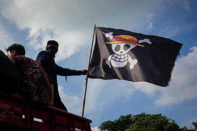 Dans une manifestation à Pati, sur l’île de Java, en Indonésie, le 31 octobre 2025.