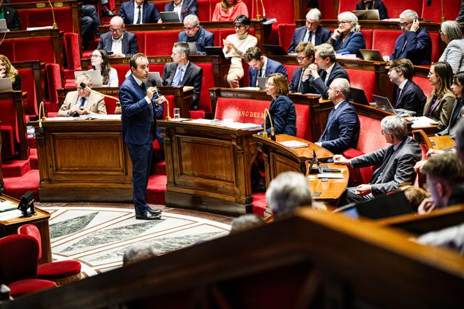Le premier ministre, Sébastien Lecornu, lors de l’examen du projet de loi de finances pour 2026, à l’Assemblée nationale, à Paris, le 31 octobre 2025.