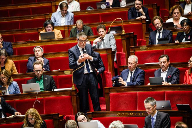 Le premier secrétaire du Parti socialiste, Olivier Faure, lors de la suite de l’examen du Projet de loi de finances pour 2026, à l’Assemblée nationale, à Paris, le 31 octobre 2025.