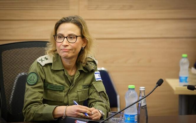 La procureure générale de l’armée israélienne, Yifat Tomer-Yerushalmi, lors d’une réunion de la commission des affaires étrangères et de la défense, à la Knesset, à Jérusalem, le 11 août 2024. 