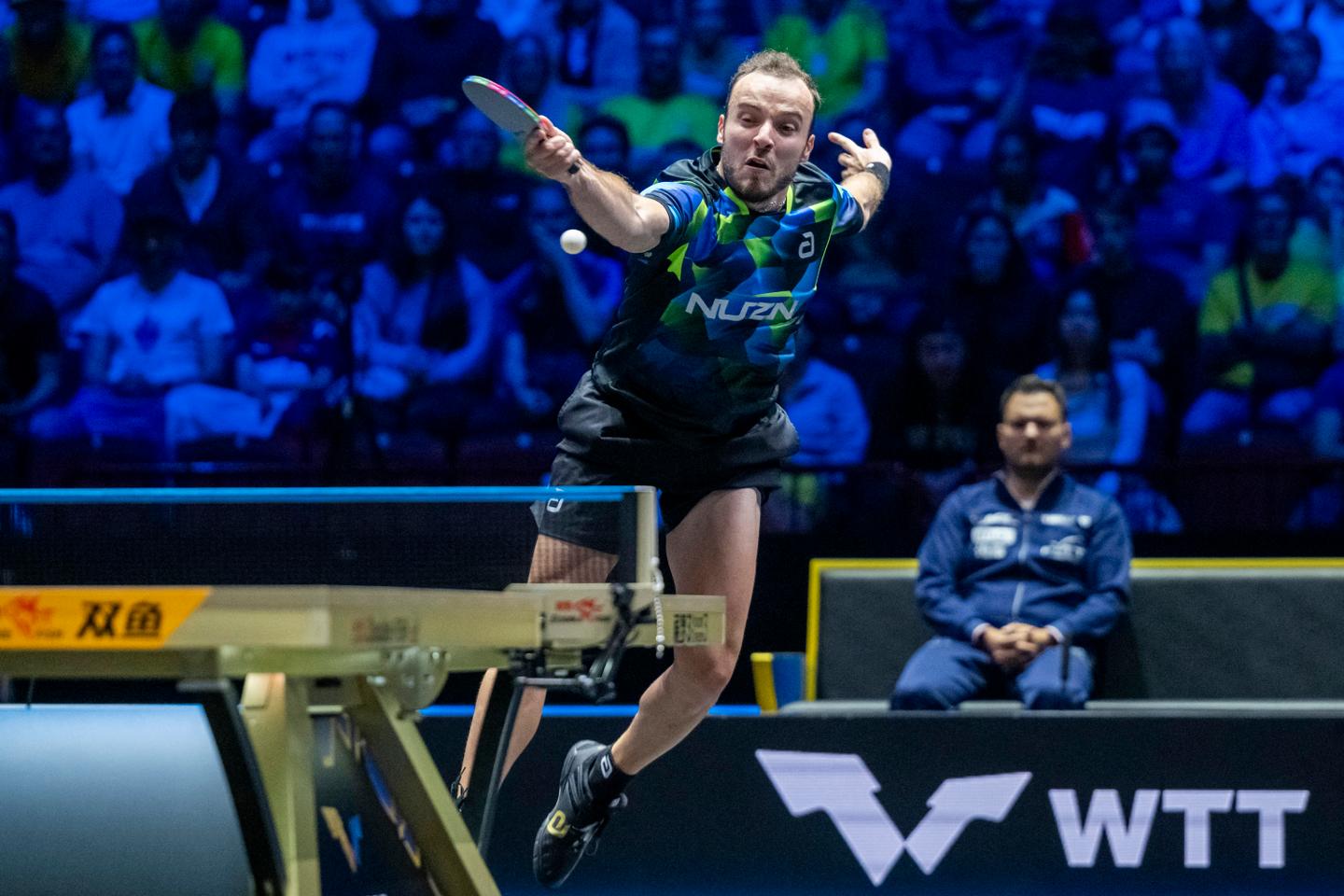 Simon Gauzy éliminé du WTT Champions de tennis de table