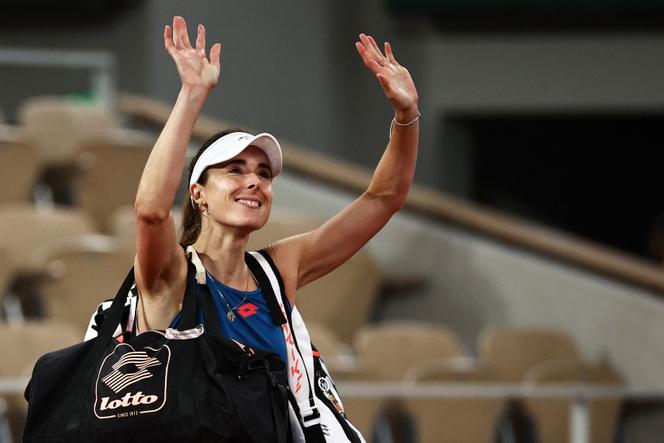 Alizé Cornet lors du tournoi de Roland Garros, à Paris, le 28 mai 2024.