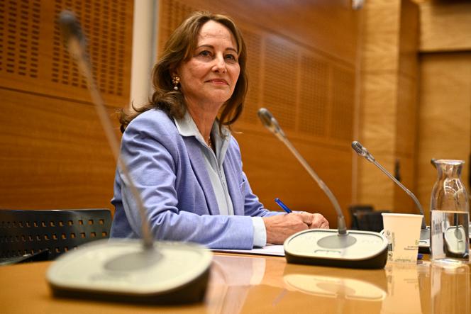 L’ancienne ministre de l’éducation, Ségolène Royal, lors de la tenue de la commission d’enquête sur le contrôle et la prévention de la violence dans les écoles à l’Assemblée nationale, le 20 mai 2025. 