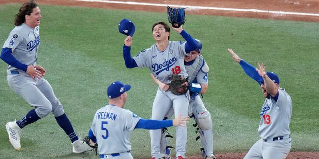 Base-ball : les Los Angeles Dodgers conservent leur titre au terme d’une finale exceptionnelle face aux Toronto Blue Jays
