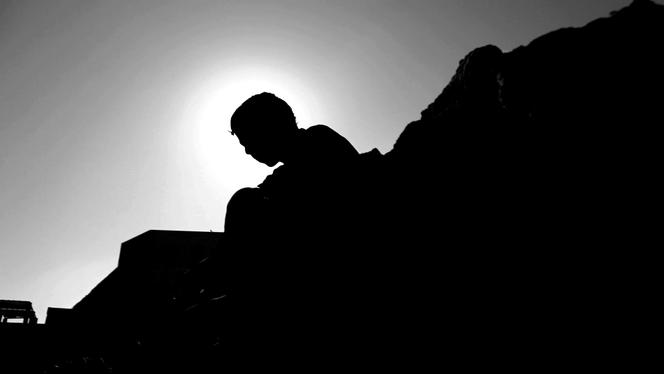 Image extraite de la trilogie documentaire « Nuit obscure », de Sylvain George.