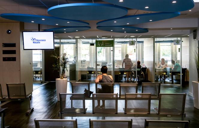 Dans les bureaux de l’administration de l’Assurance-maladie, à Arras, le 16 juin 2017.