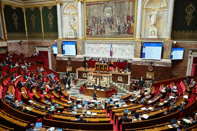 Pendant les débats sur le budget 2026, à l’Assemblée nationale, le 3 novembre 2025. 