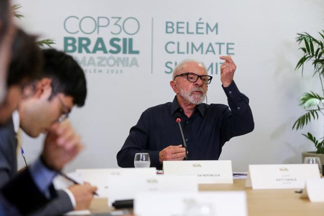 Le président brésilien Luiz Inacio Lula da Silva, à la veille de la COP30, à Belem (Brésil), le 4 novembre 2025. 