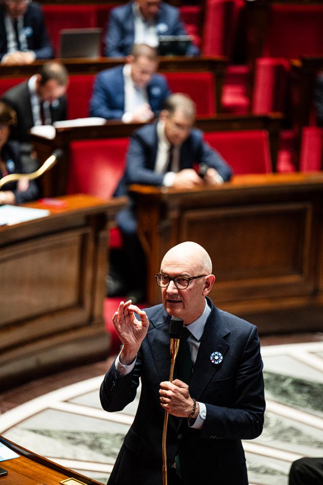 Le ministre de l’économie, Roland Lescure, à l’Assemblée nationale, le 4 novembre 2025.