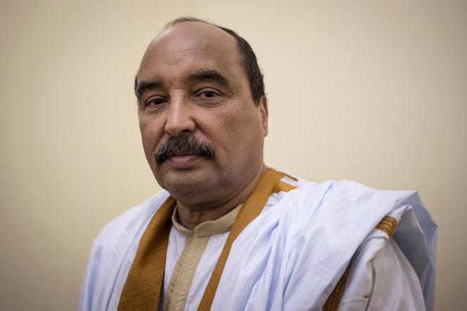 L’ancien président mauritanien Mohamed Ould Abdel Aziz à Oualata, dans le sud-est du pays, en novembre 2018.