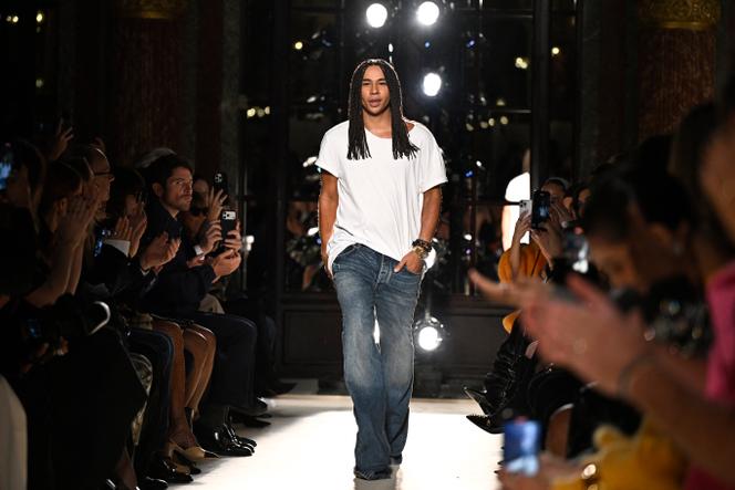 Olivier Rousteing, à Paris, le 1er octobre 2025. 