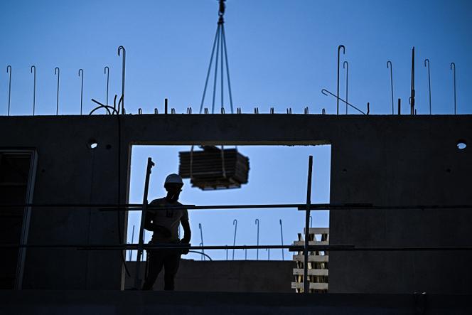 Sur un chantier de construction à Béziers (Hérault), le 16 octobre 2025.