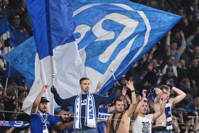 A la fin du match entre le RC Strasbourg Alsace et l’AJ Auxerre, au Stade de la Meinau, à Strasbourg, le 29&nbsp;octobre 2025. 