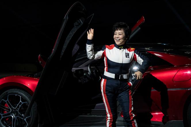 Stella Li, vice president of BYD Co., at the company's test track in Zhengzhou, Henan province, China, November 5, 2025.