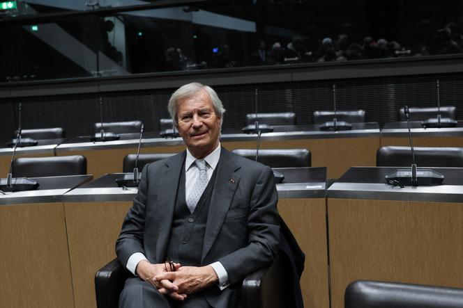 Le président du conseil de surveillance de Vivendi, Vincent Bolloré, à l’Assemblée nationale, à Paris, le 13 mars 2024.