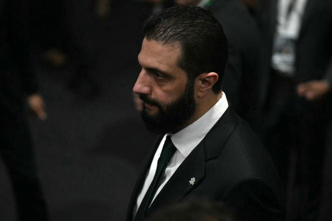Le président syrien, Ahmad Al-Charaa, à Belem, au Brésil, le 6 novembre 2025.