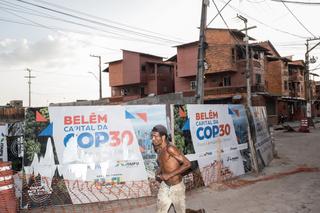 Dans le quartier de Vila da Barca, à Belem (Brésil), le 23 octobre 2025.