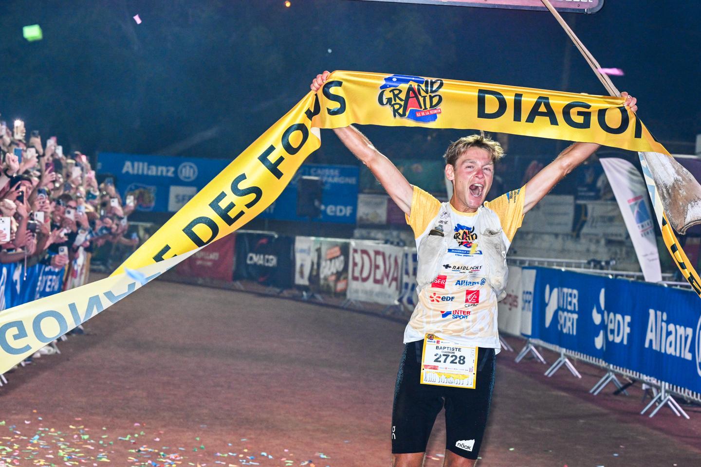 Baptiste Chassagne, lâ€™ultra-traileur vainqueur de la Diagonale des fous qui a forcÃ© sa...