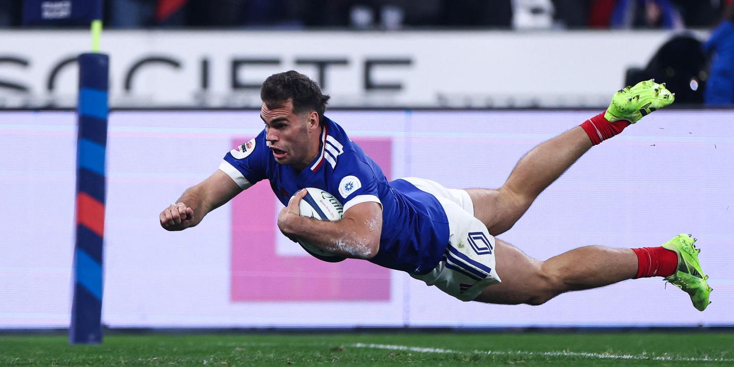 Damian Penaud lance idéalement les Bleus, mais les Springboks s’accrochent