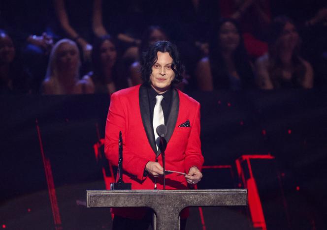 Jack White at the Rock & Roll Hall of Fame Induction Ceremony in Los Angeles, California, on November 8, 2025. 