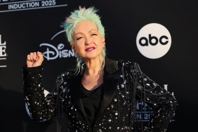 Cyndi Lauper attends the Rock & Roll Hall of Fame Induction Ceremony in Los Angeles, California, on November 8, 2025. 