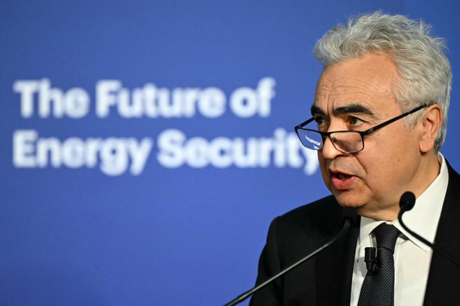 International Energy Agency Executive Director Fatih Birol at the Future of Energy Security Summit, hosted by the agency and the UK government, at Lancaster House, London, 24 April 2025.